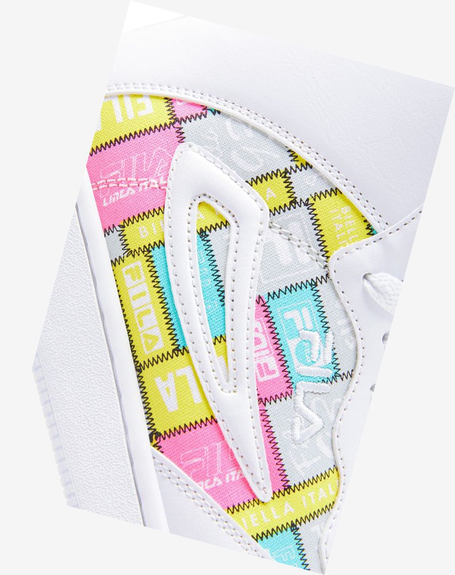 Fila Fx-dsx Mid Patchwork Sneakers Blancas | 37WSMHEQP