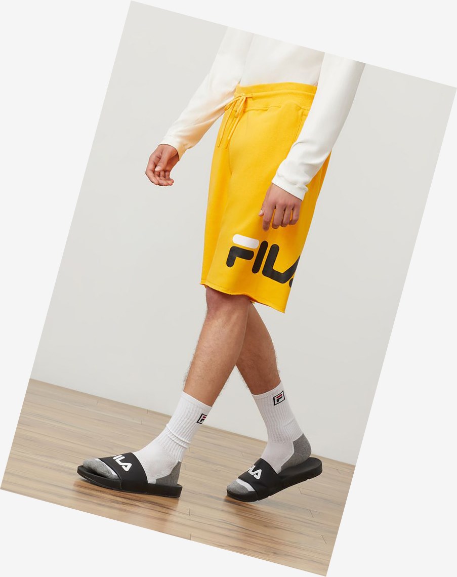 Fila George Corta Amarillo Negras Blancas | 31SCVBDZX
