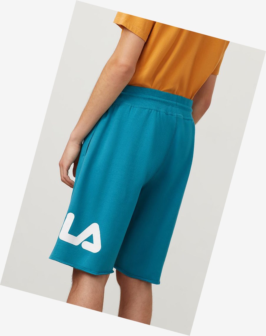 Fila George Corta Azules Blancas Amarillo | 46AHIBSJM