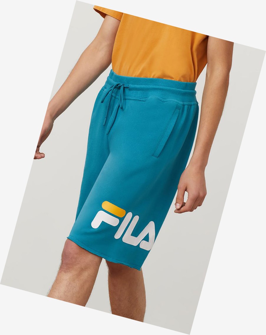 Fila George Corta Azules Blancas Amarillo | 70VTZPQLO