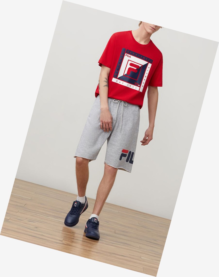 Fila George Corta Gris Claro | 38TYRUJNE