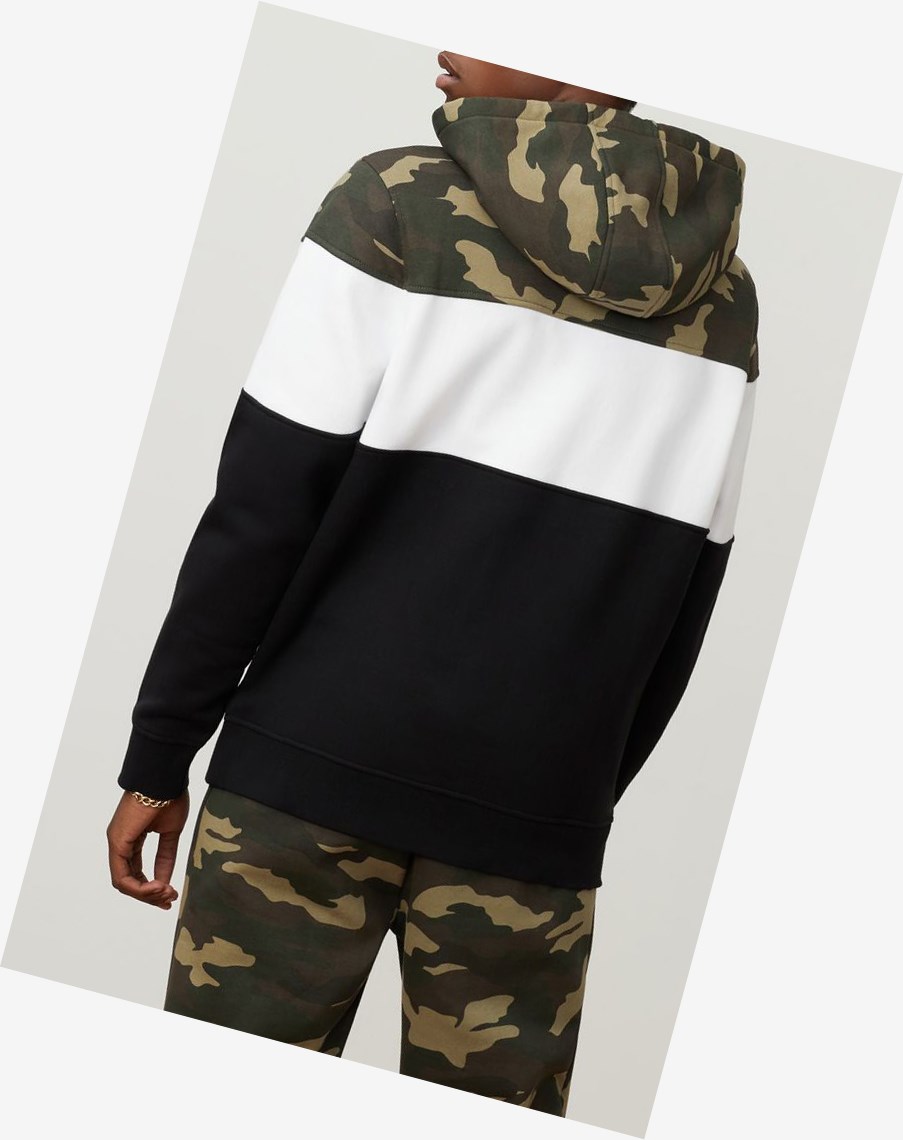 Fila Grand-slam Hoodie Ucamop/Blk/Wht | 03MRBESJI