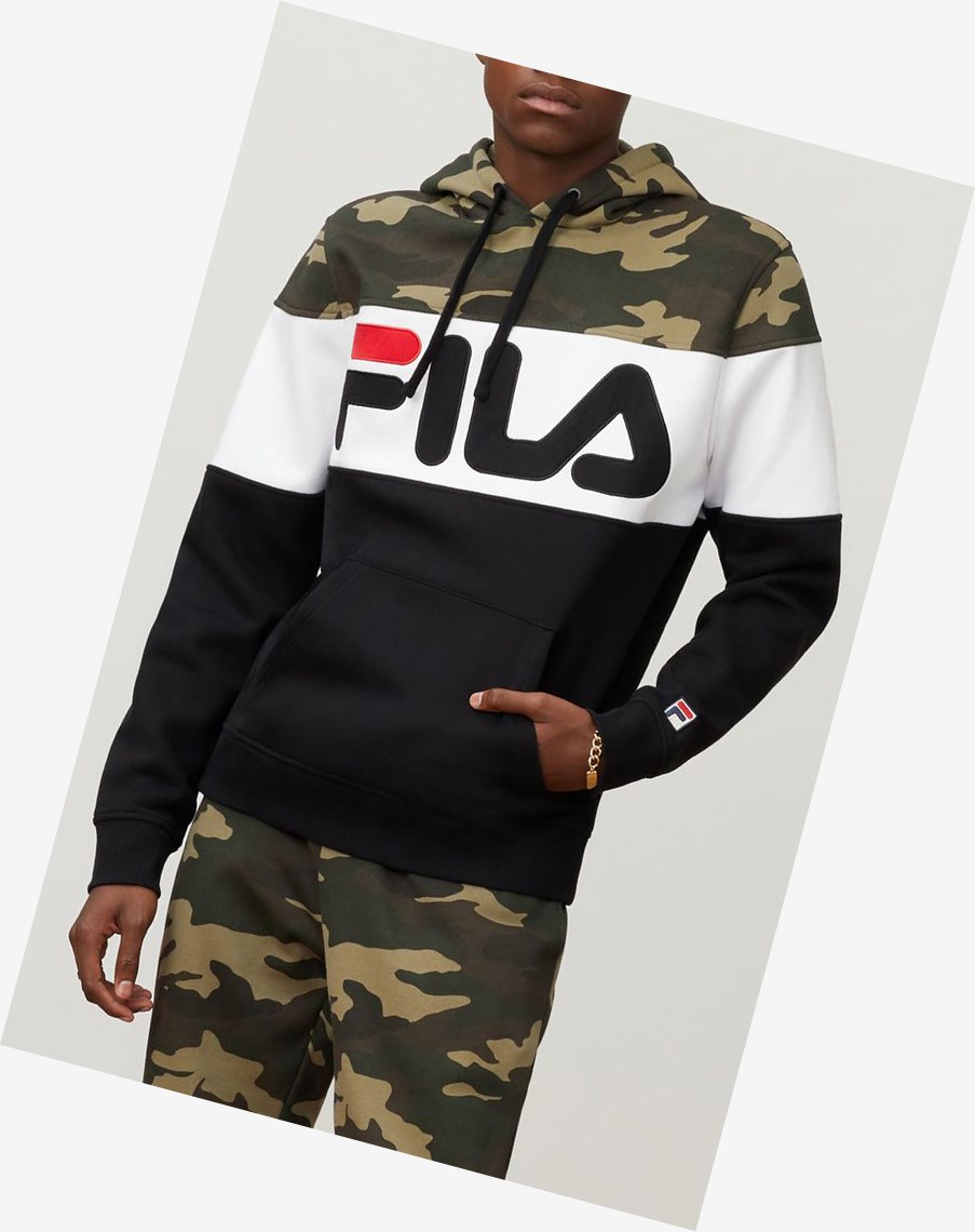Fila Grand-slam Hoodie Ucamop/Blk/Wht | 03MRBESJI