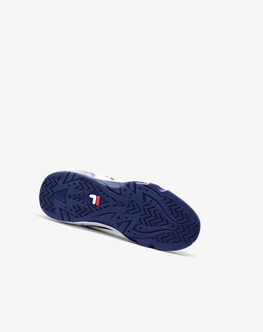 Fila Grant Hill 1 Sneakers Blancas Azul Marino Rojas | 29PQNGEVZ