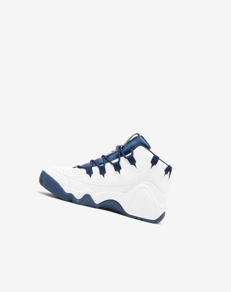 Fila Grant Hill 1 Sneakers Blancas Azul Marino Rojas | 36ACKREWI