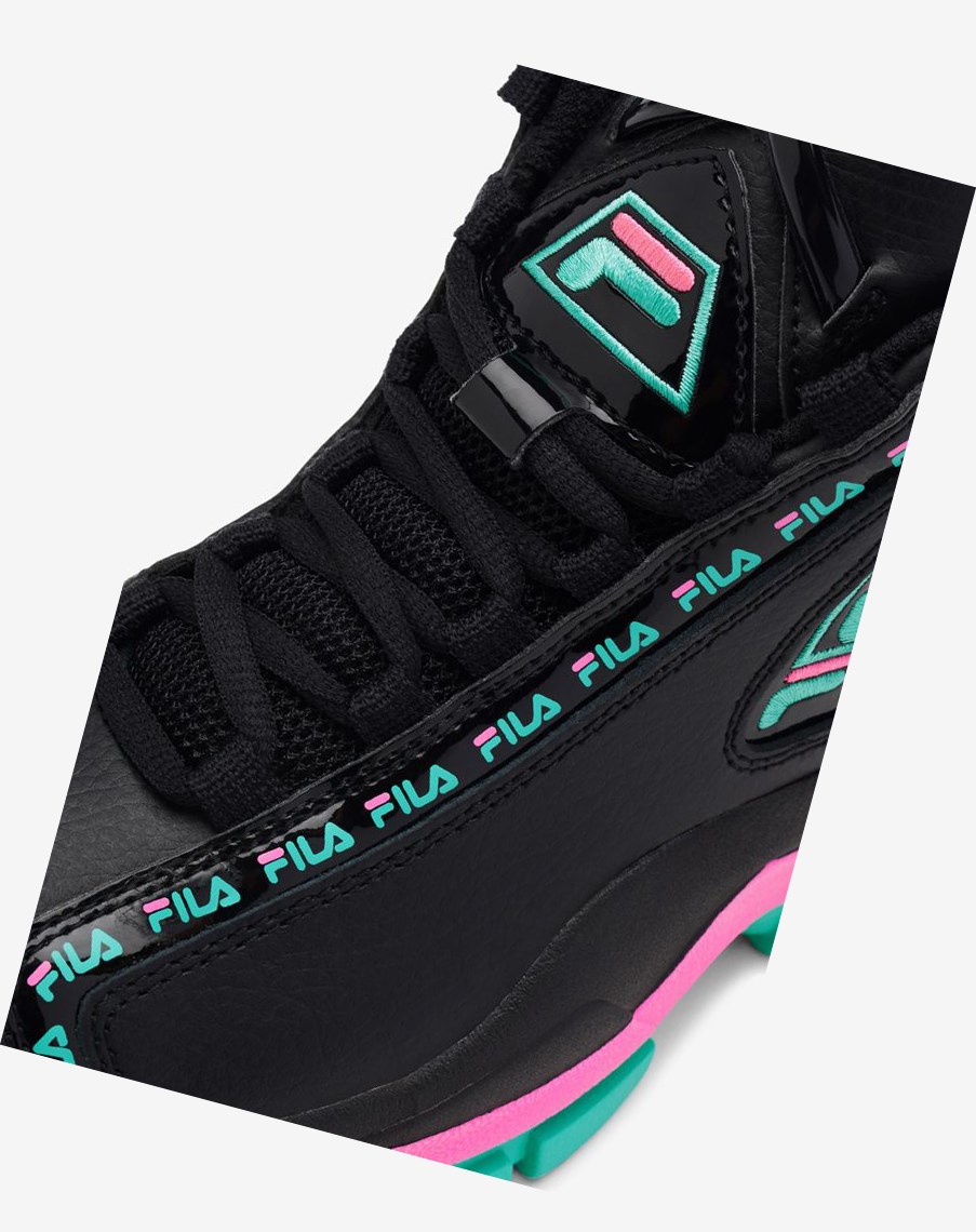 Fila Grant Hill 2 Repeat Sneakers Negras | 15PWSBRXU