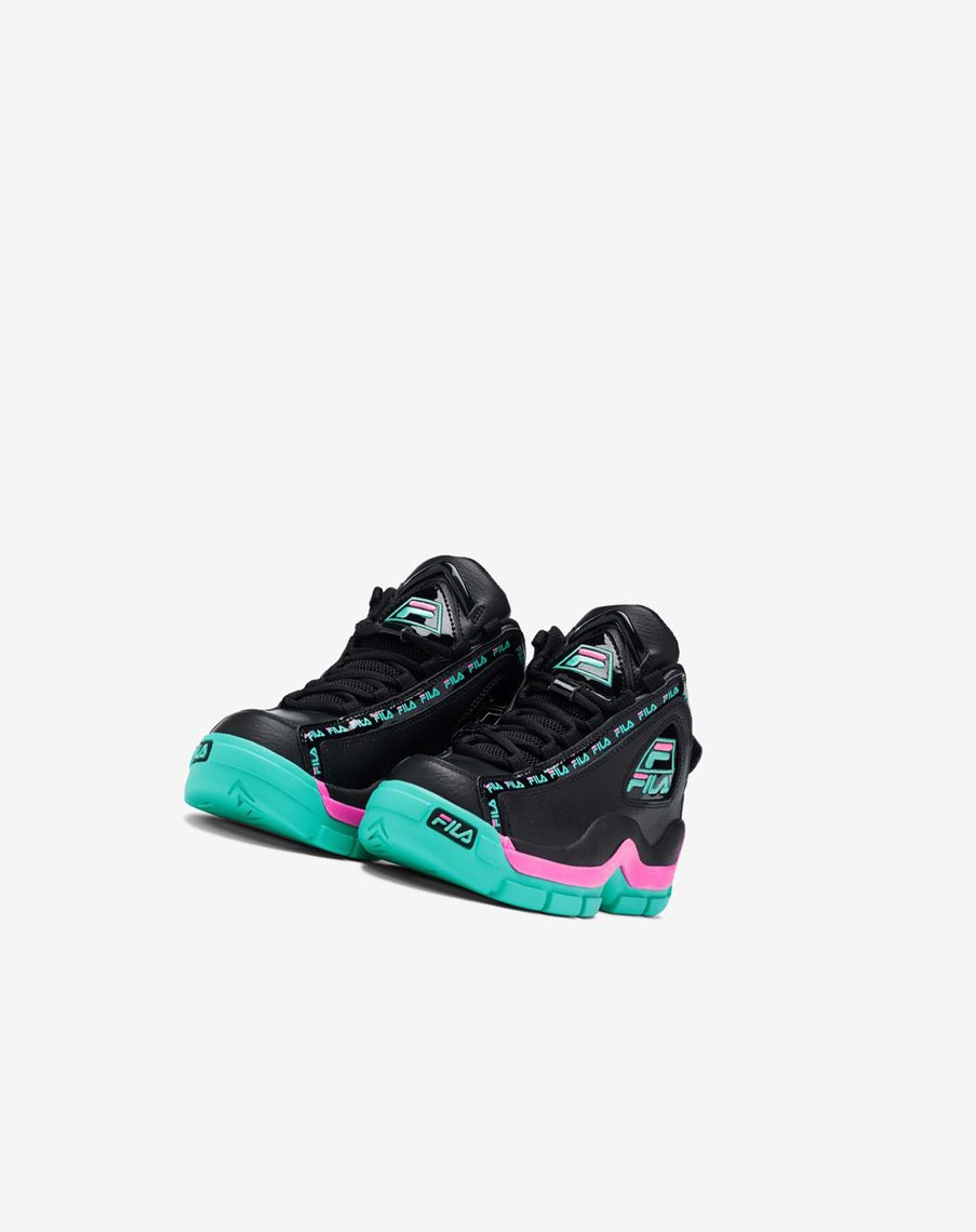 Fila Grant Hill 2 Repeat Sneakers Negras | 15PWSBRXU