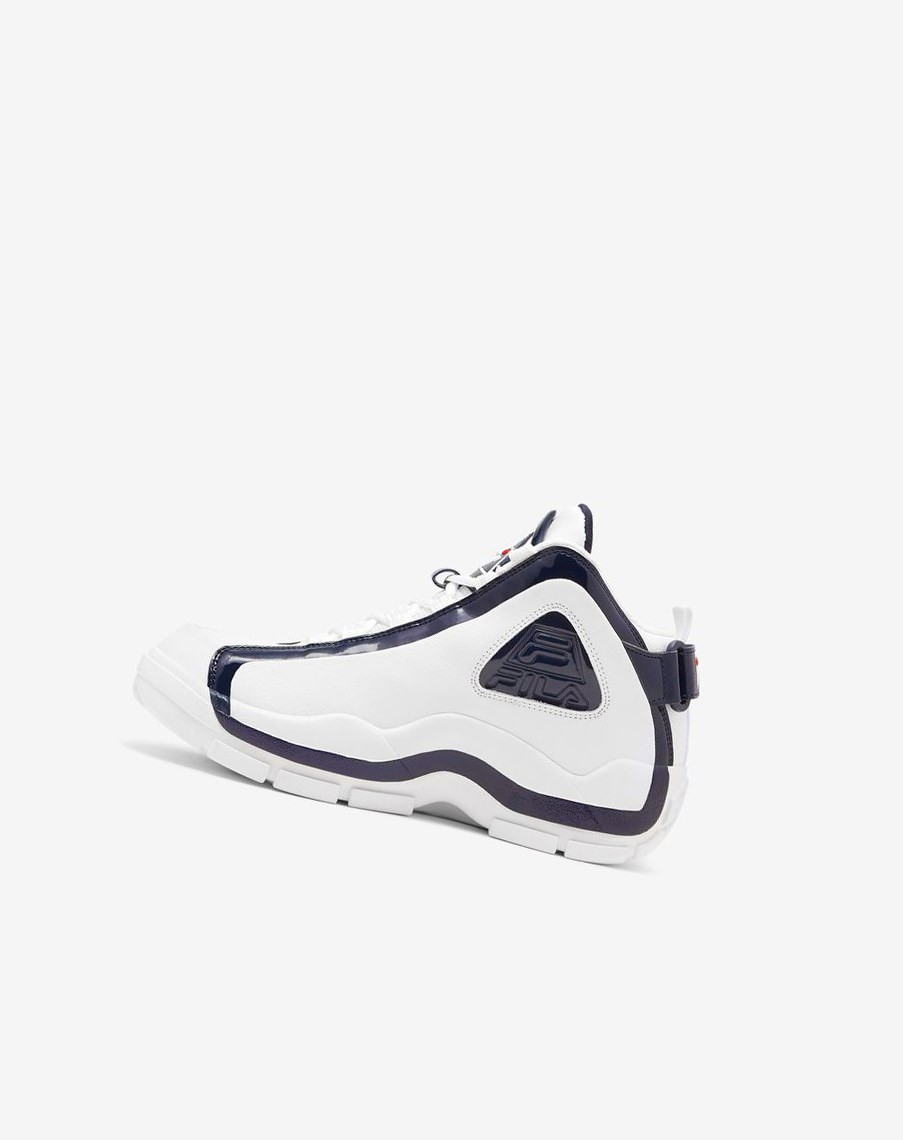Fila Grant Hill 2 Sneakers Blancas Azul Marino Rojas | 48BUWPGOJ