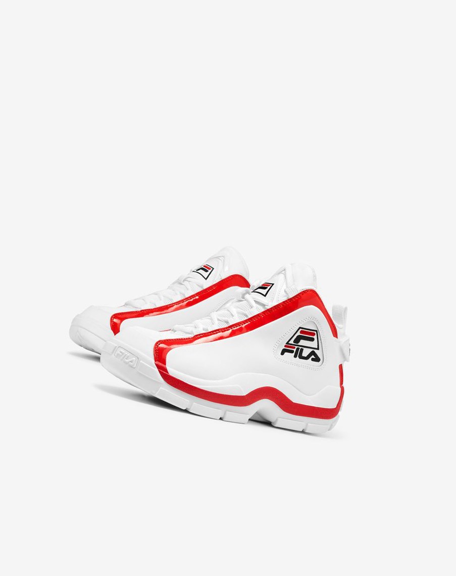 Fila Grant Hill 2 Sneakers Blancas Rojas Negras | 95ZNGQRIA