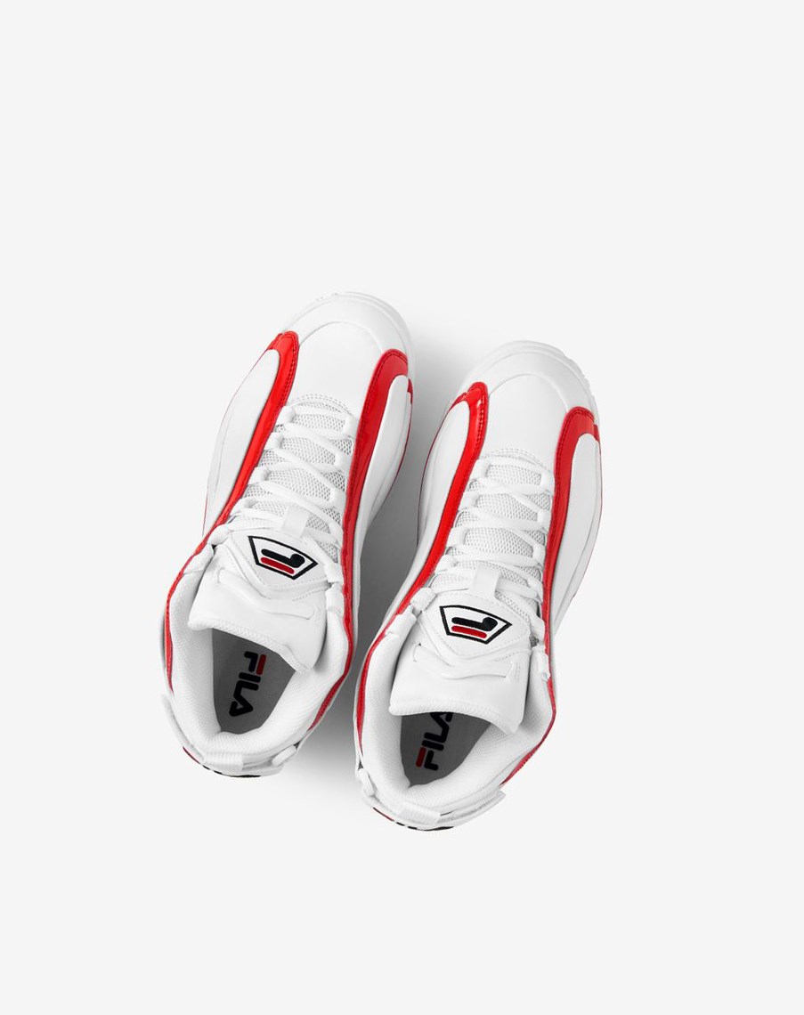 Fila Grant Hill 2 Sneakers Blancas Rojas Negras | 95ZNGQRIA