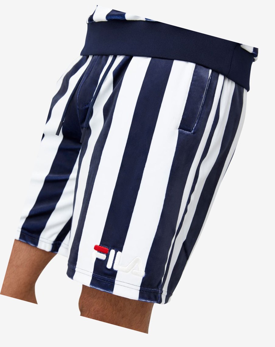 Fila Grid Velour Corta Blancas | 65TJFHVAY