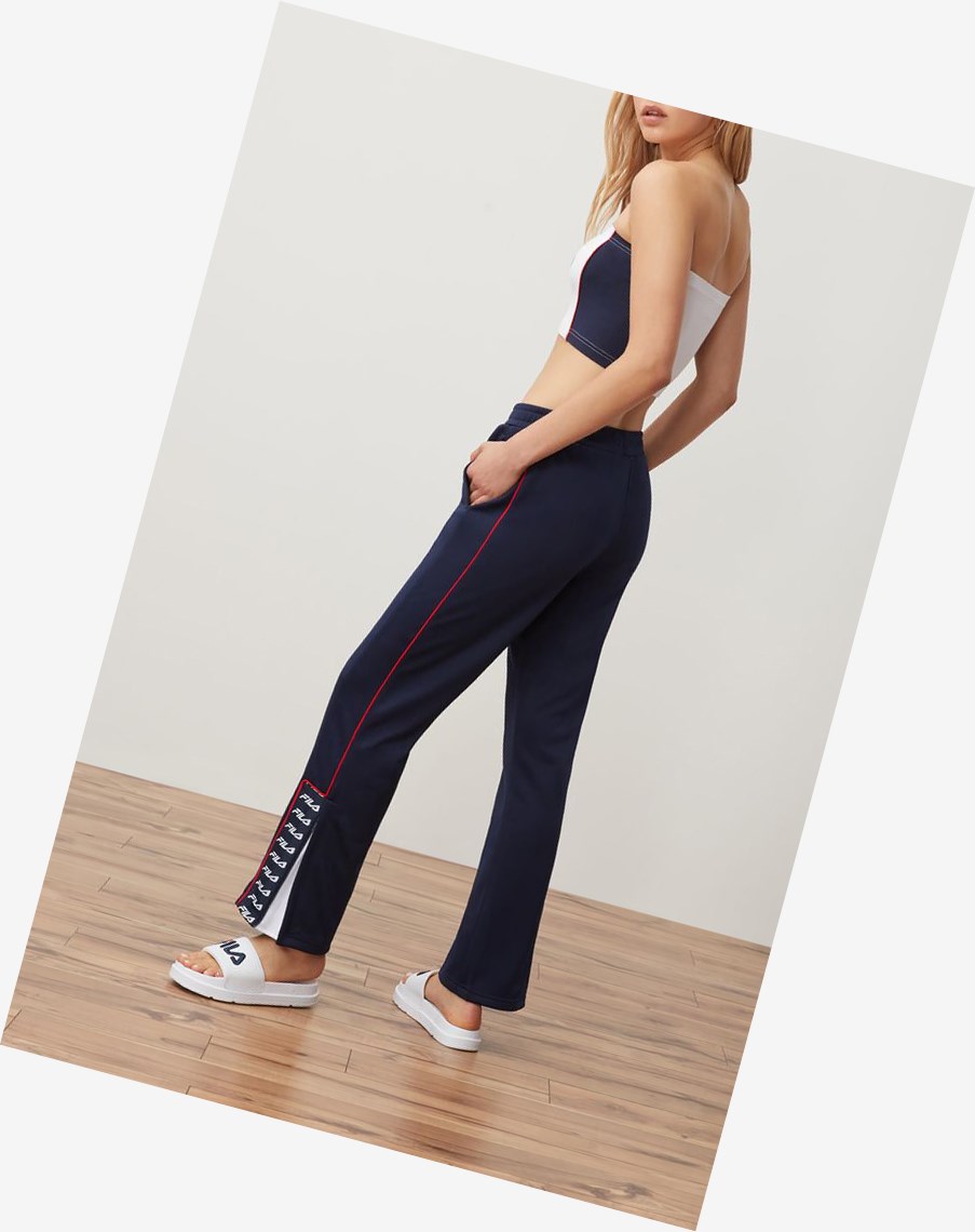 Fila Guadaloupe Pista Pant Peac/Wht/Cred | 65JIGYALV