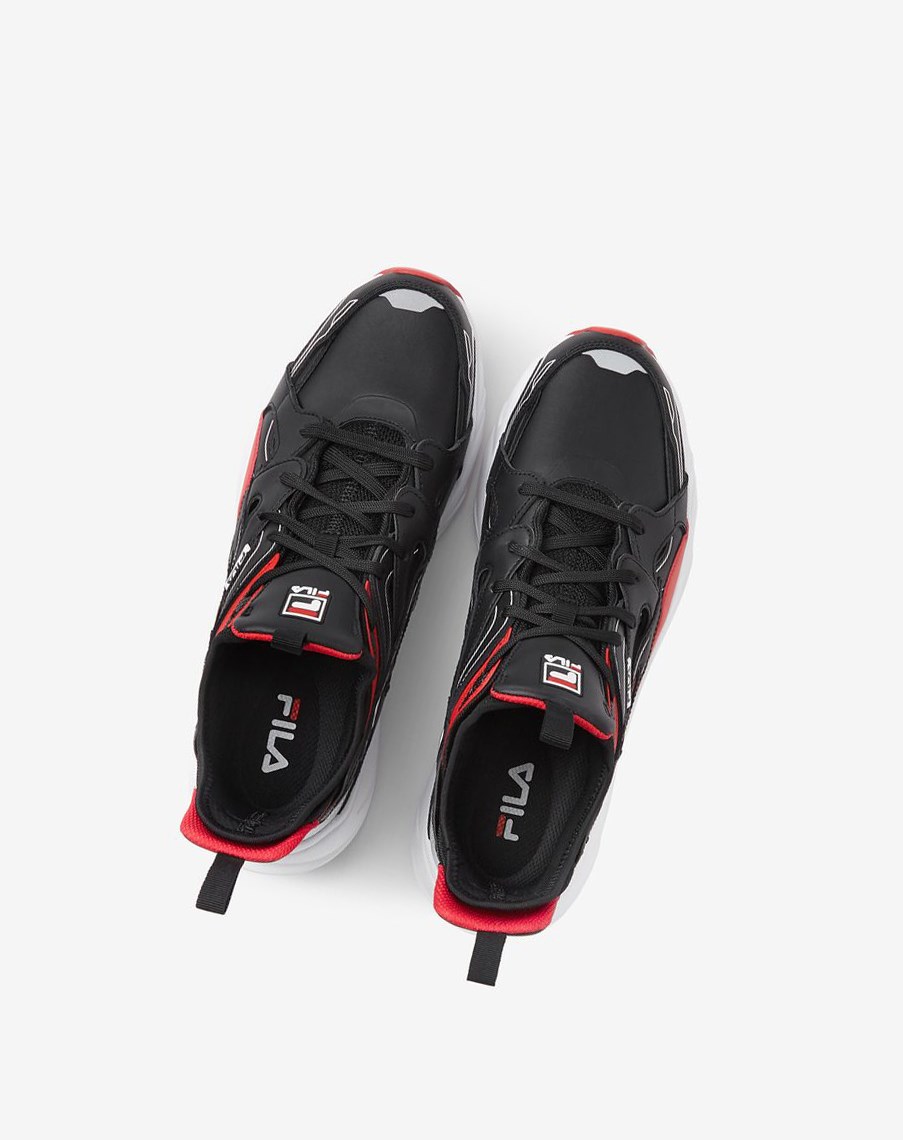 Fila Hallasan Sneakers Negras Rojas Blancas | 78UZNCYVK