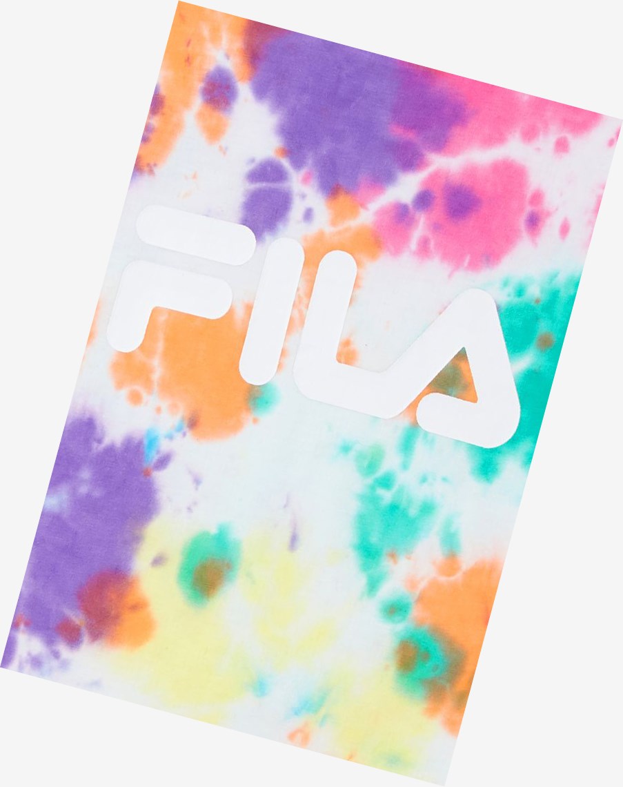 Fila Hannah Tie Dye Tee 770 Multi Color | 64LVIDWZG