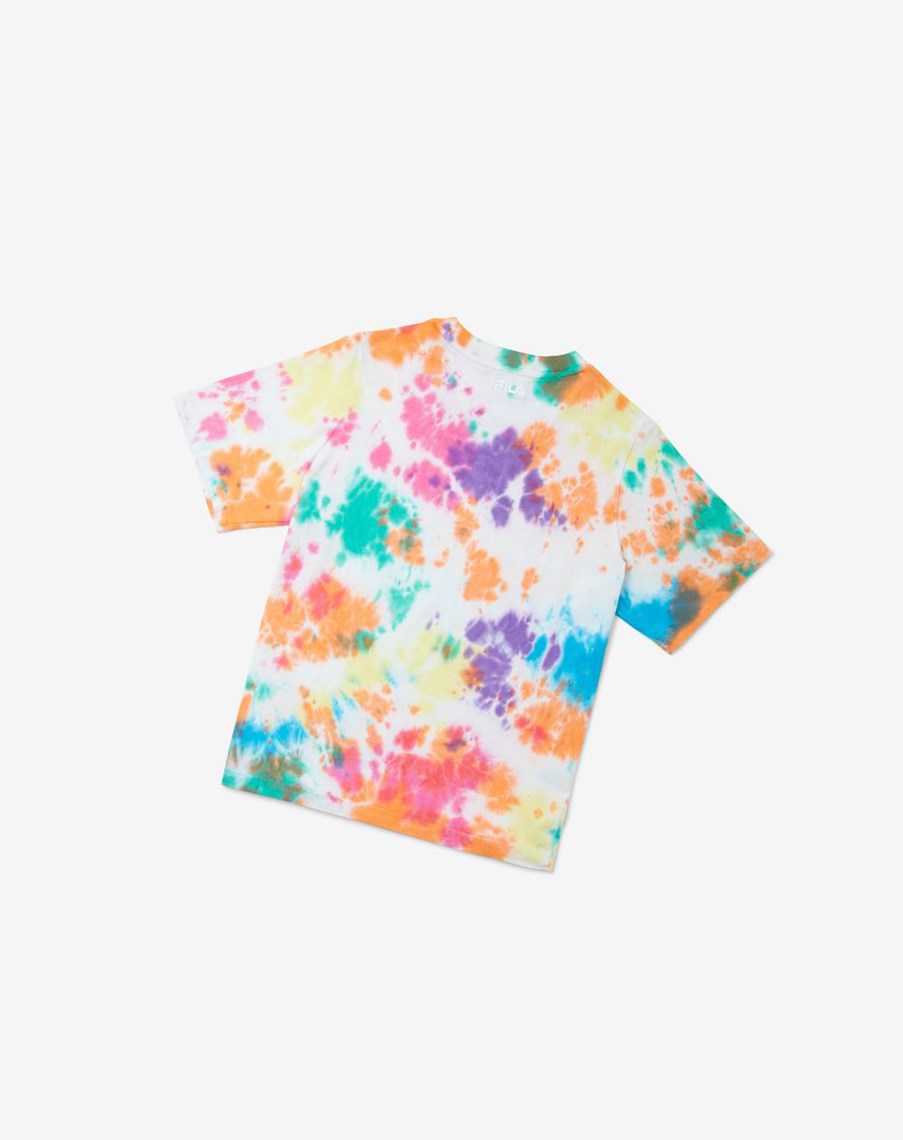 Fila Hannah Tie Dye Tee 770 Multi Color | 64LVIDWZG