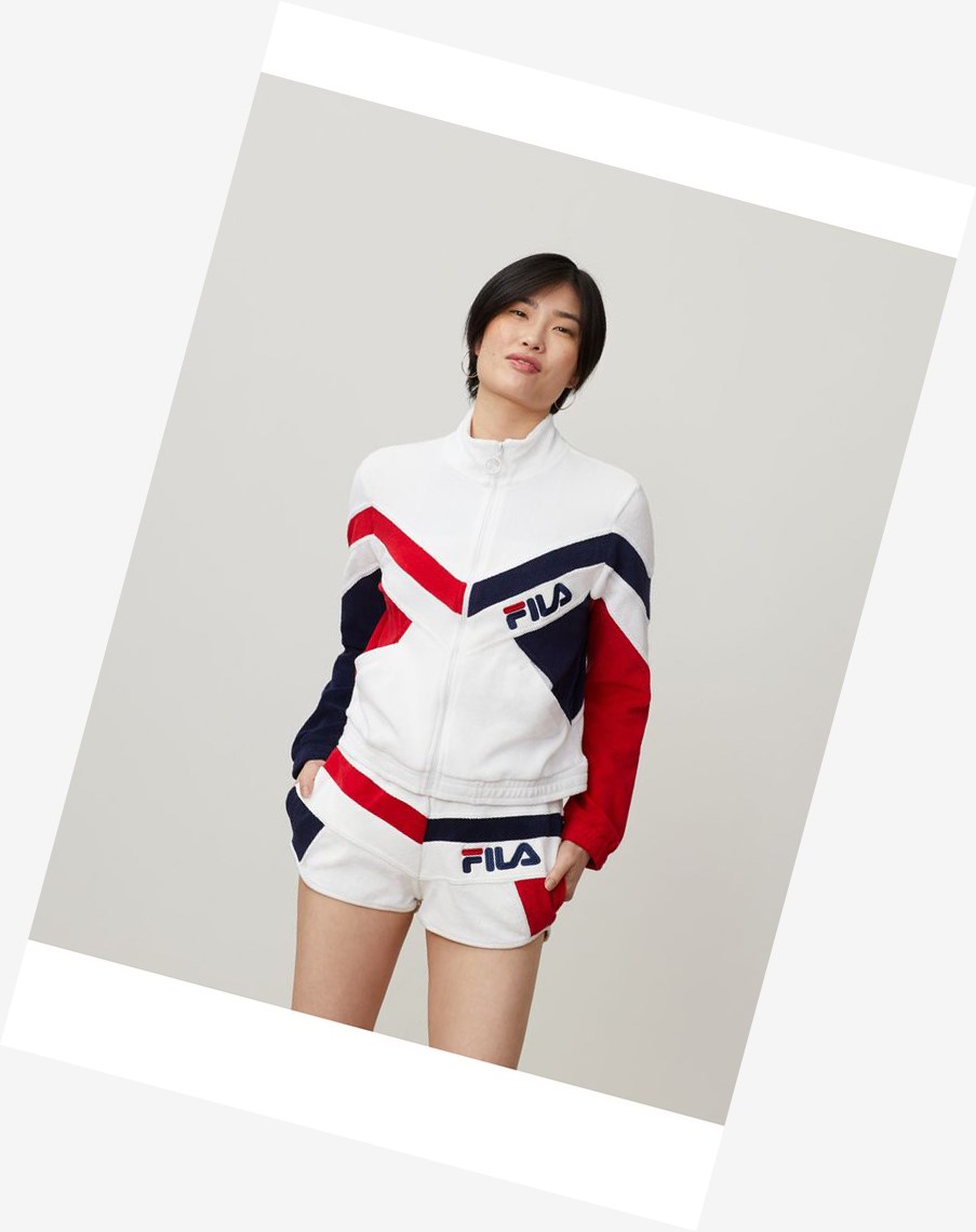 Fila Hazel Corta Wht/Peac/Cred | 21URMJBDX