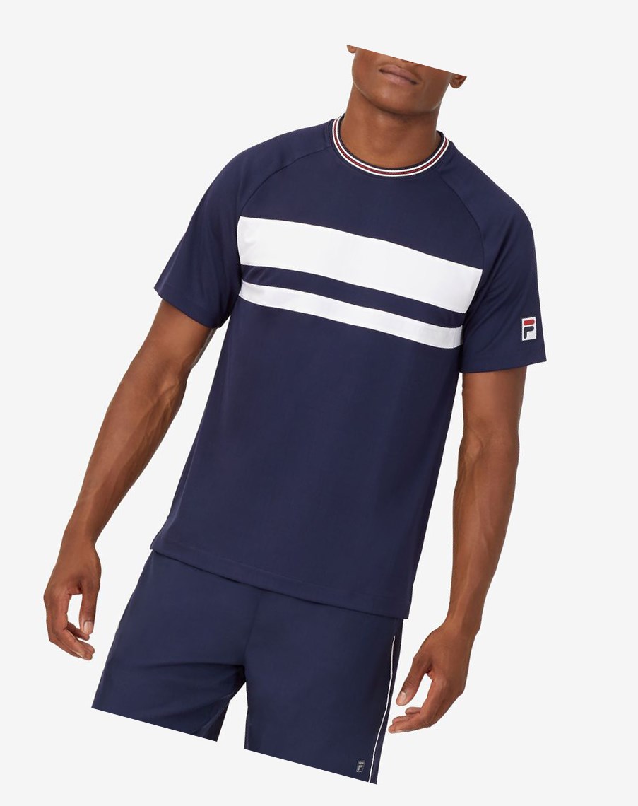 Fila Heritage Court Crew Azul Marino | 92COIANSX