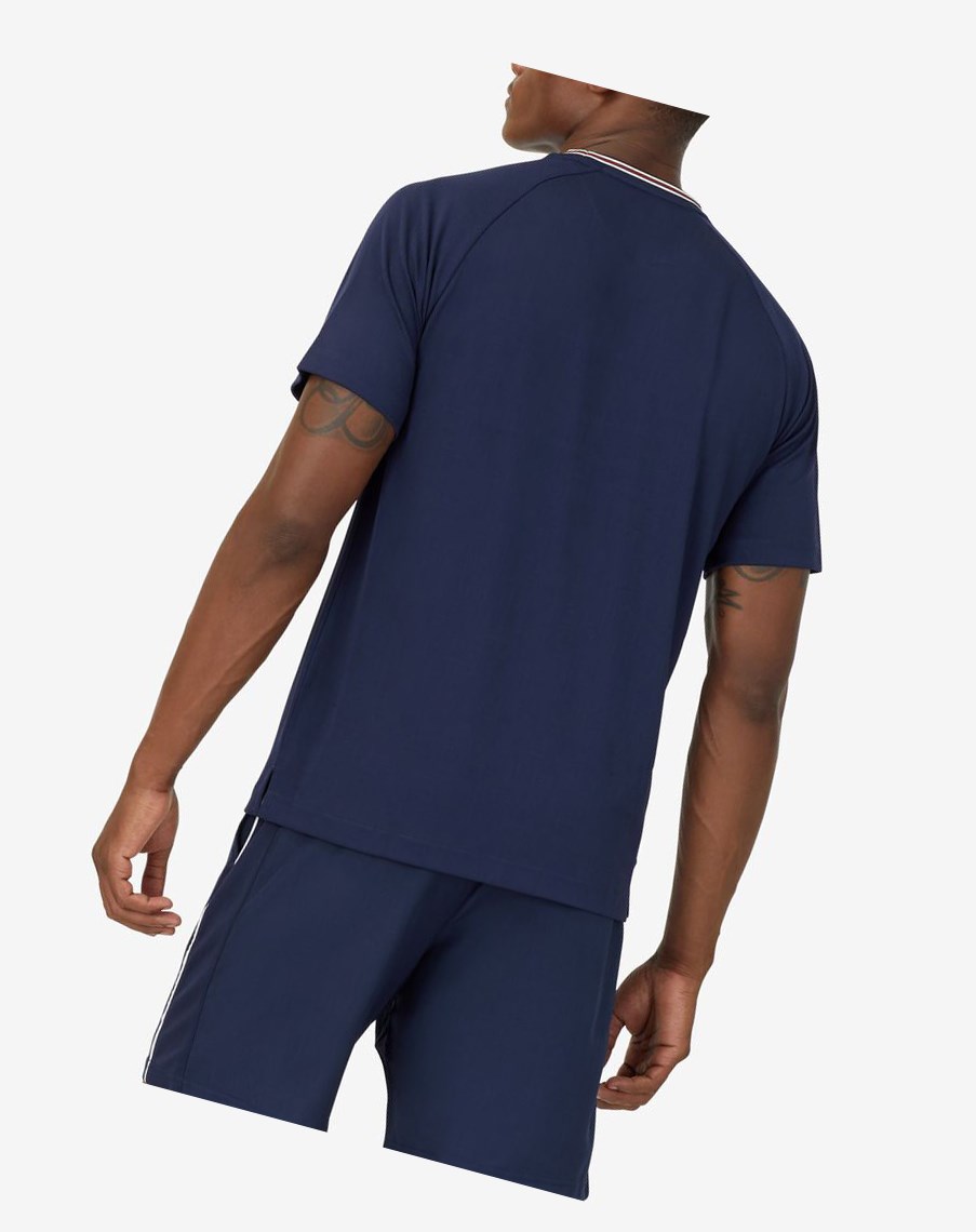 Fila Heritage Court Crew Azul Marino | 92COIANSX