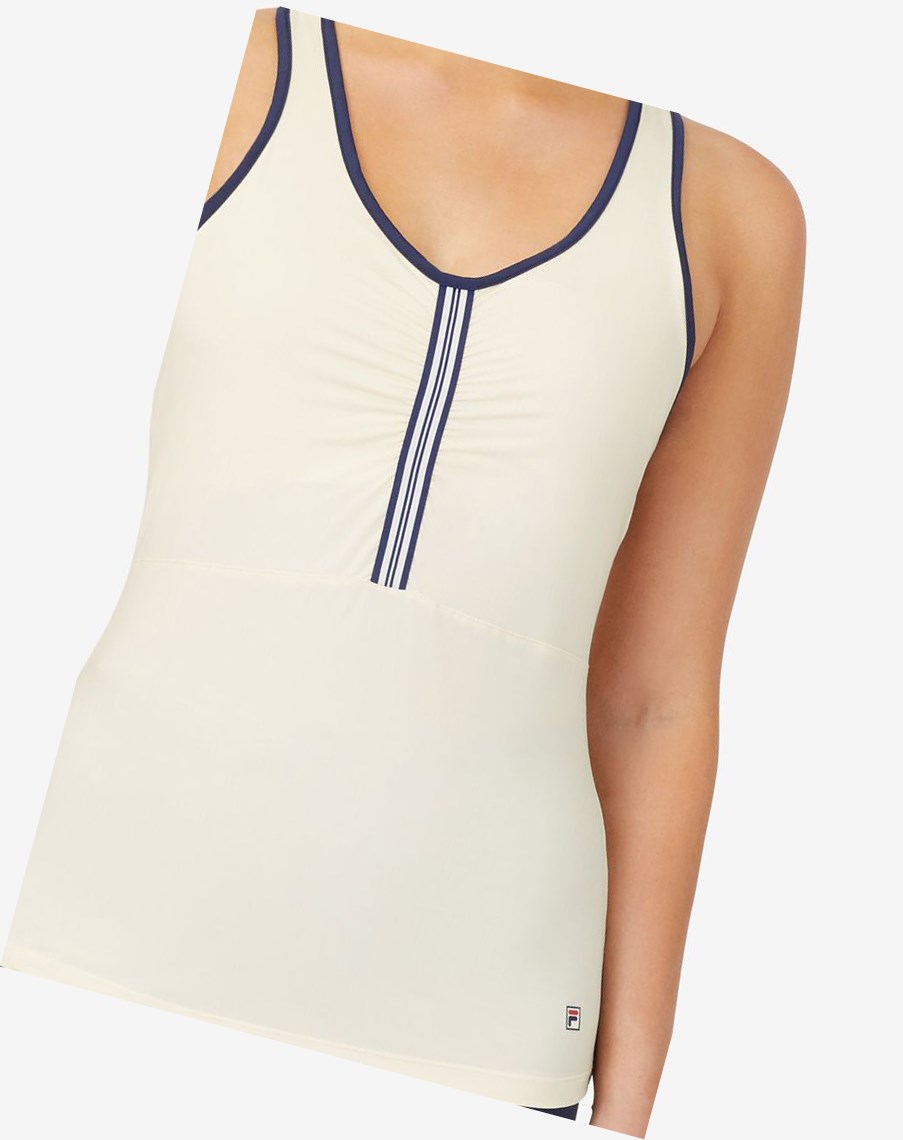 Fila Heritage Racerback Tank Azul Marino | 95VRHKPUS