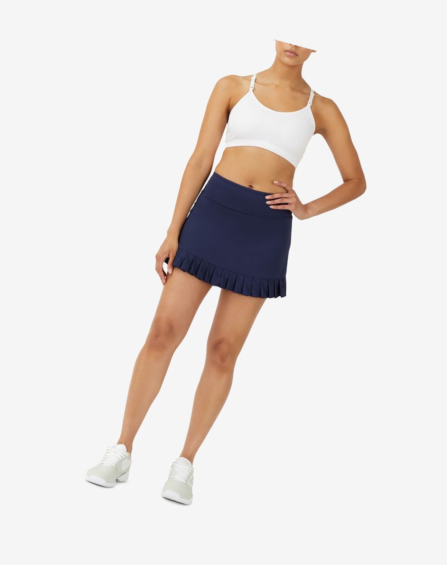 Fila Heritage Skort Azul Marino | 97OUAIJPY