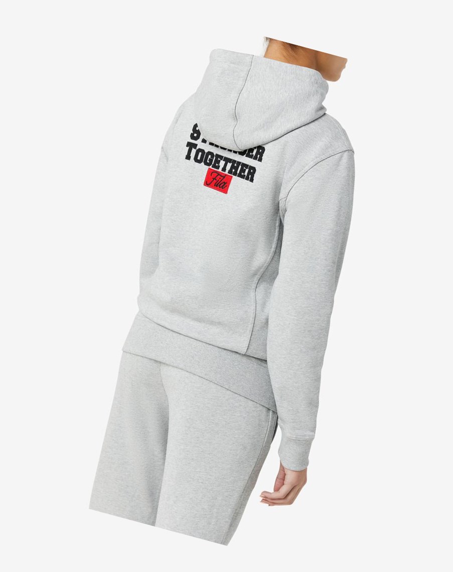 Fila Hunt Hoodie Gris | 43TRAQYXJ