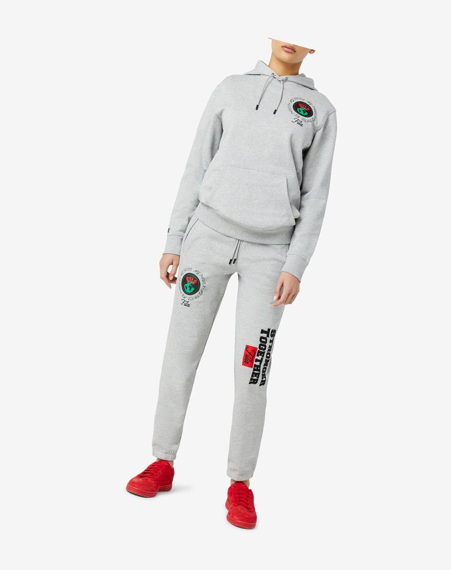 Fila Hunt Hoodie Gris | 43TRAQYXJ