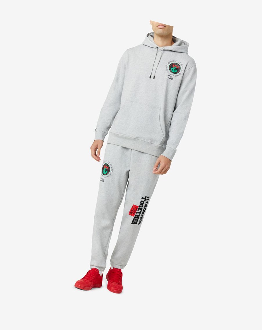 Fila Hunt Hoodie Gris | 43TRAQYXJ