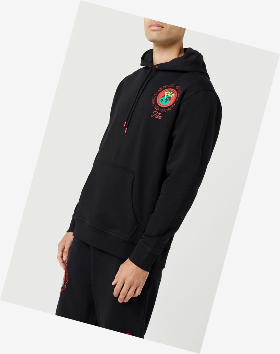 Fila Hunt Hoodie Negras | 30UEBLIZJ