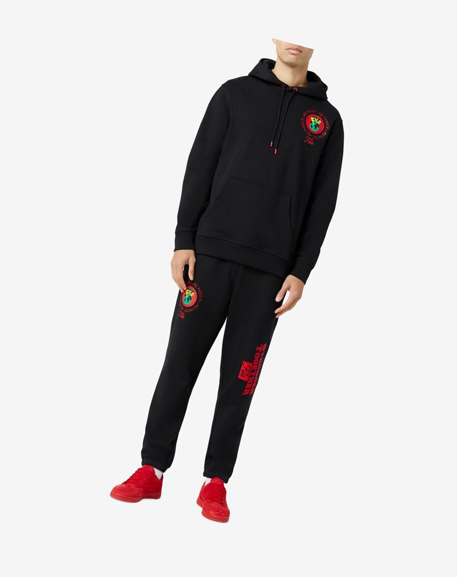 Fila Hunt Hoodie Negras | 30UEBLIZJ