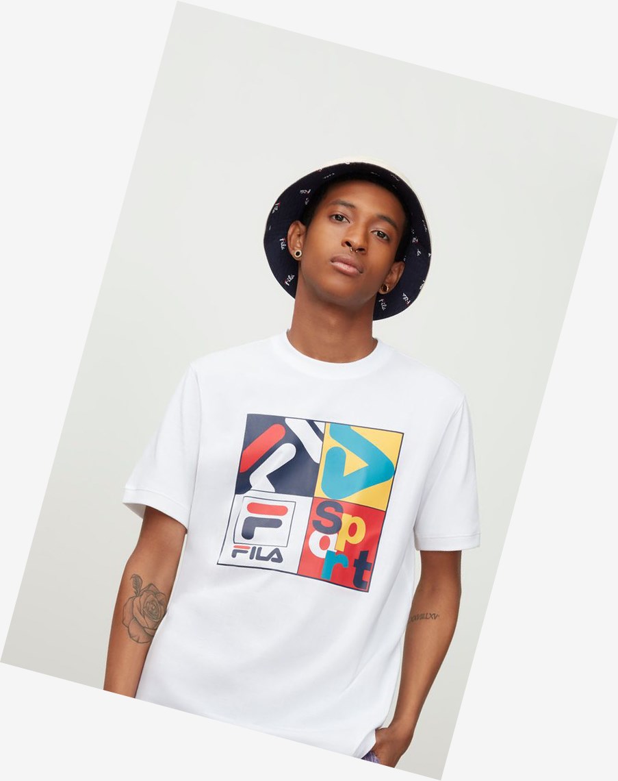 Fila Jasper Tee Blancas | 37ZNTUKLV