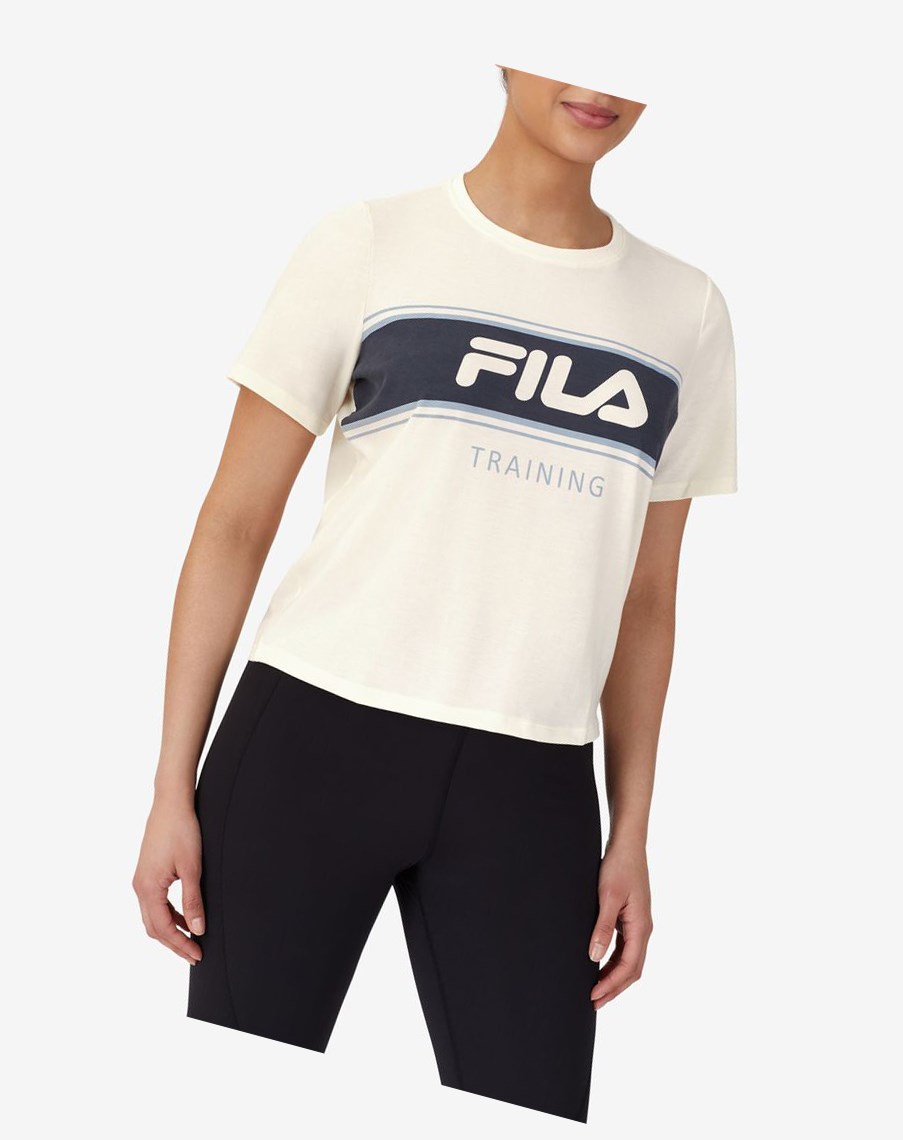 Fila Keep It Cool Tee Blancas Azules | 62SPDTUWX