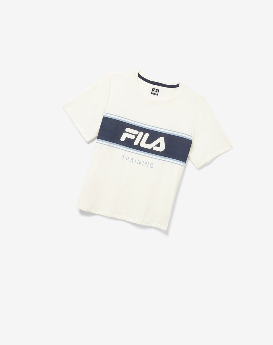 Fila Keep It Cool Tee Blancas Azules | 62SPDTUWX