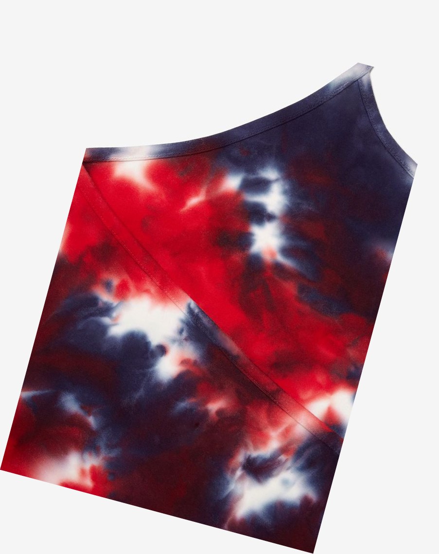 Fila Leah Tie Dye Halter Tank Blancas | 60FPEYTBW