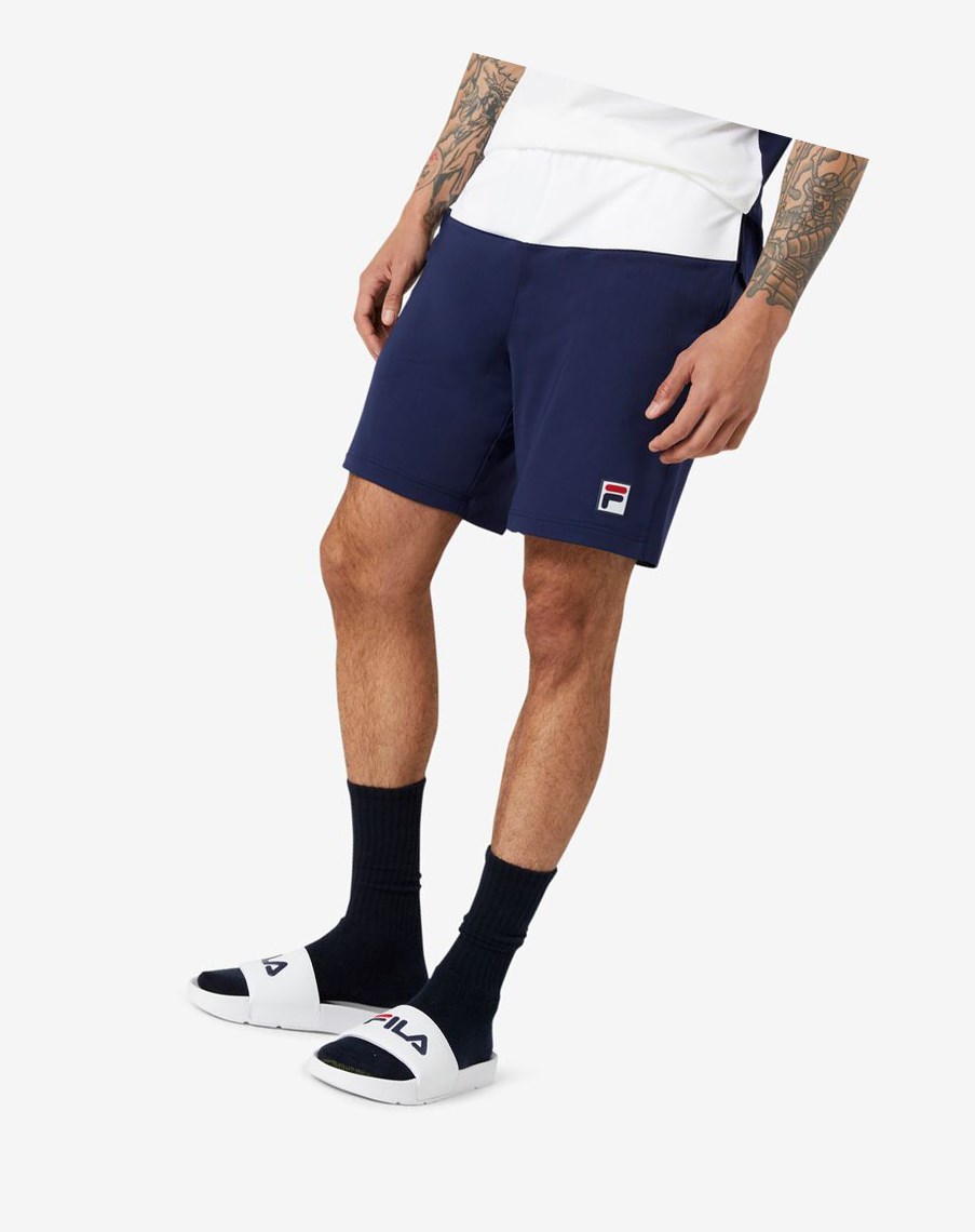 Fila Legends Corta Azul Marino Blancas | 96YPQTXNL