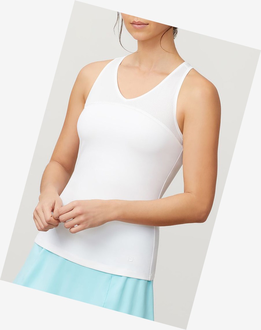 Fila Love Game Racerback Tank Blancas | 65QEAZONF