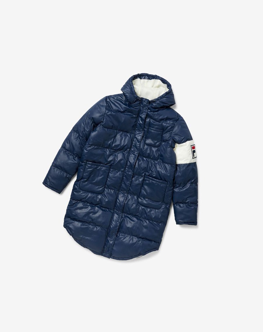 Fila Luisa Acolchado Puffer Coat Rojas | 68KSLVAJT