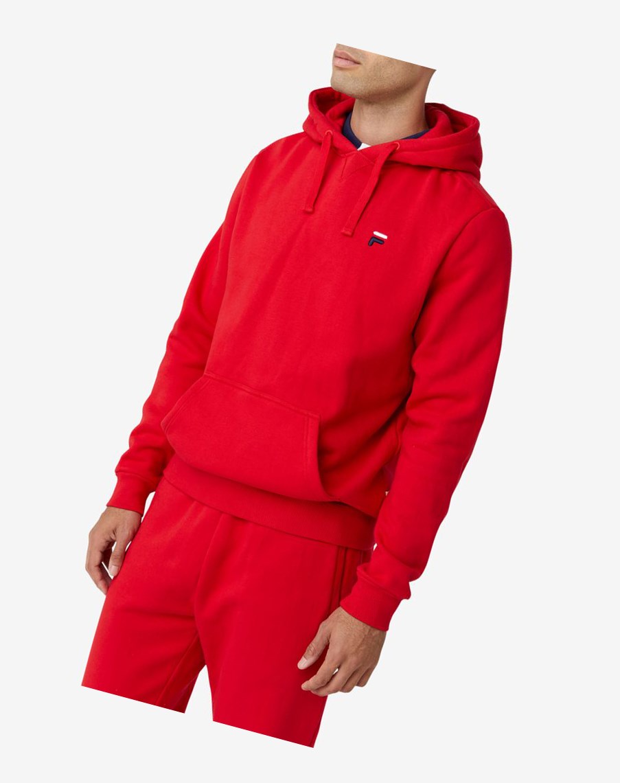 Fila Luka Hoodie Rojas | 85EXBAFSZ