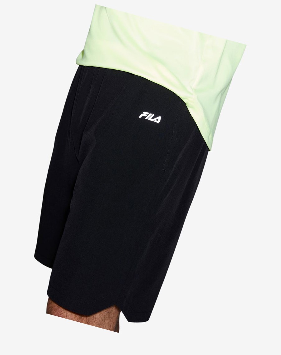 Fila Maaz Corta Negras Plateadas Negras | 75USDHQTR