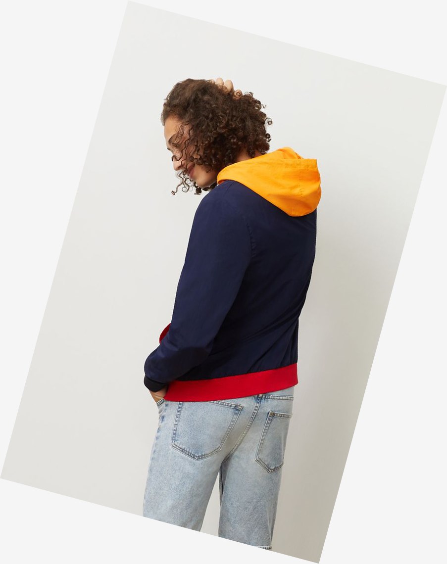 Fila Macker 2 Viento Jacket Peac/Cred/Flor | 72GDHNZSI