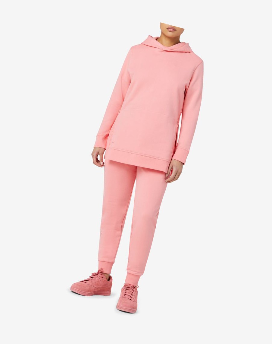Fila Maddox Pullover Hoodie 681 Strawberry Ice | 09WTAGKJP