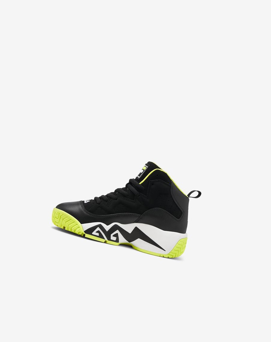 Fila Mb Tenis Shoes Blk/Sfty/Wht | 85LQACBZV