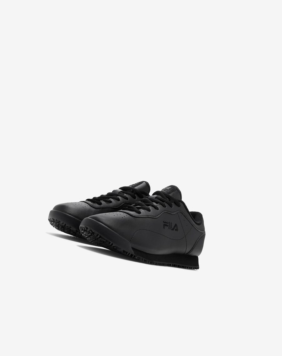 Fila Memory Viable Slip Resistant Shoe Casuales Shoes Negras | 03PDTFCRM