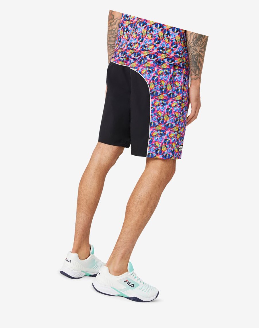 Fila Msgm X Fila Printed Corta Negras | 59UFWMXTV