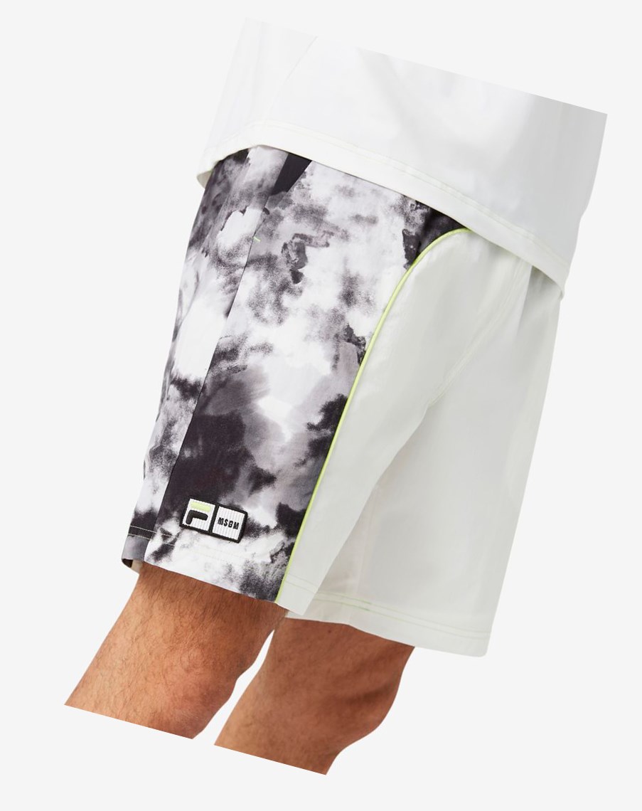 Fila Msgm X Fila Printed Corta Negras | 89QJXAYMT