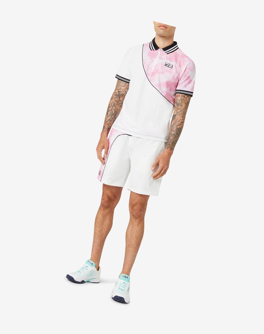 Fila Msgm X Fila Printed Corta Rosas Blancas | 78RNXAKVU