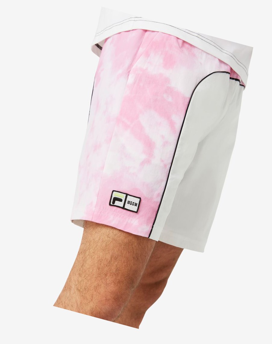 Fila Msgm X Fila Printed Corta Rosas Blancas | 78RNXAKVU