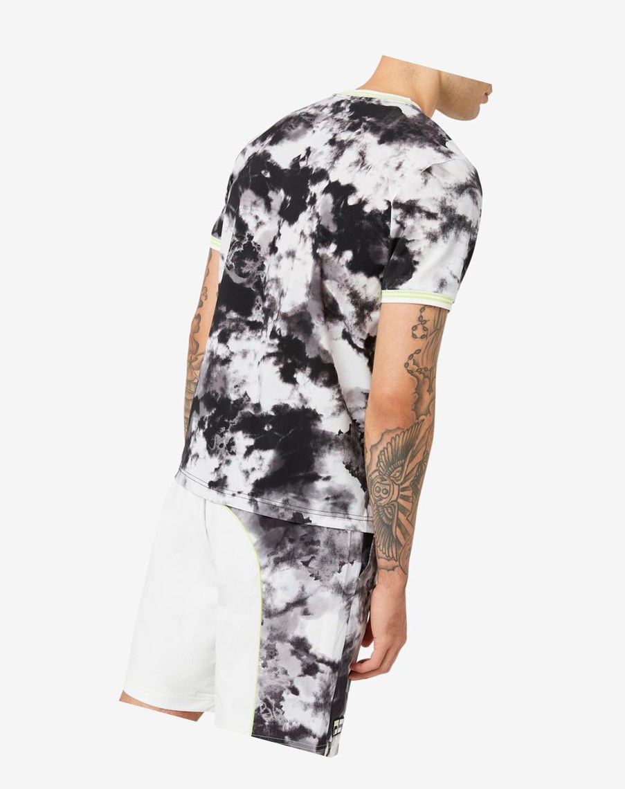 Fila Msgm X Fila Printed Performance Tee Negras | 54ARDHYLU