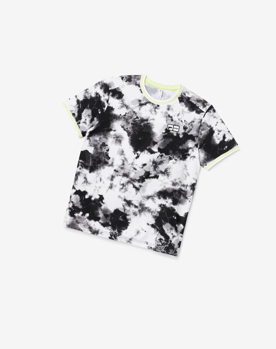 Fila Msgm X Fila Printed Performance Tee Negras | 54ARDHYLU