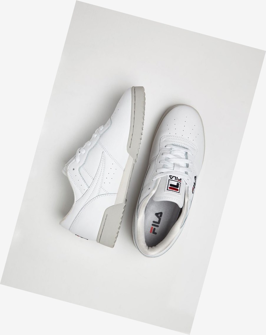 Fila Original Fitness Ripple Sneakers Wht/Sbir/Fnvy | 25JXGQHCD