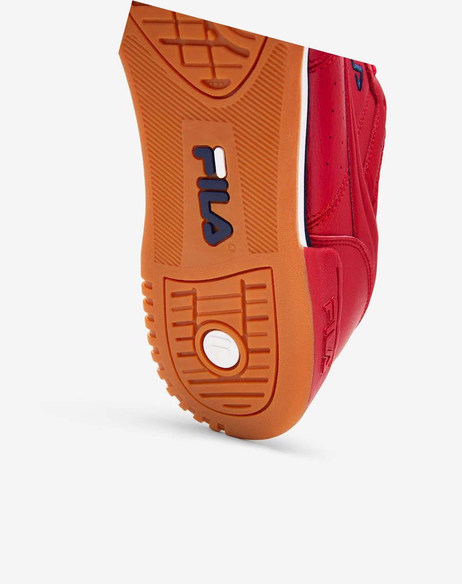 Fila Original Fitness Tenis Shoes Rojas Azul Marino Blancas | 16AHIZLES
